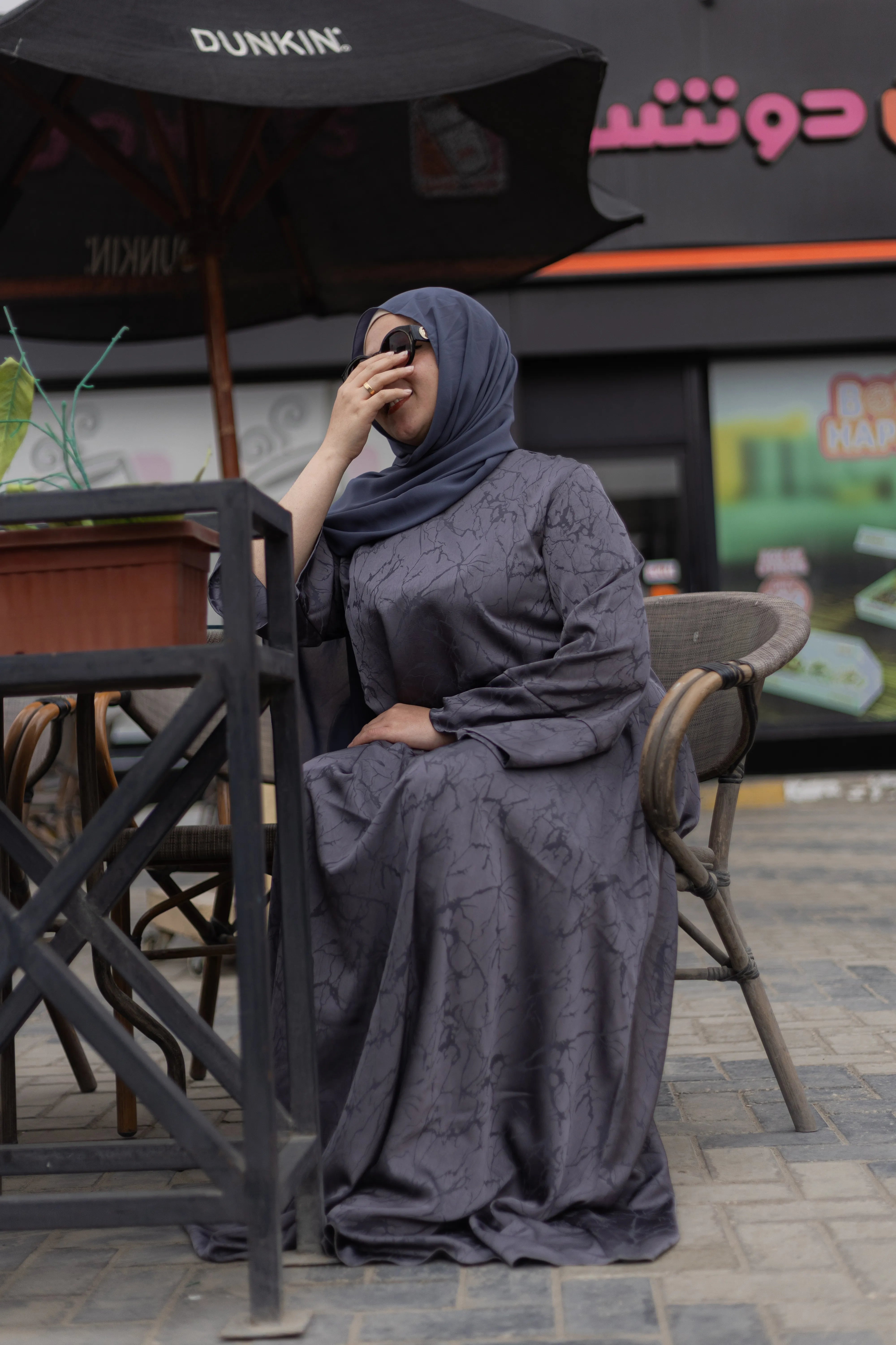 عباية خليجية فضفاضة