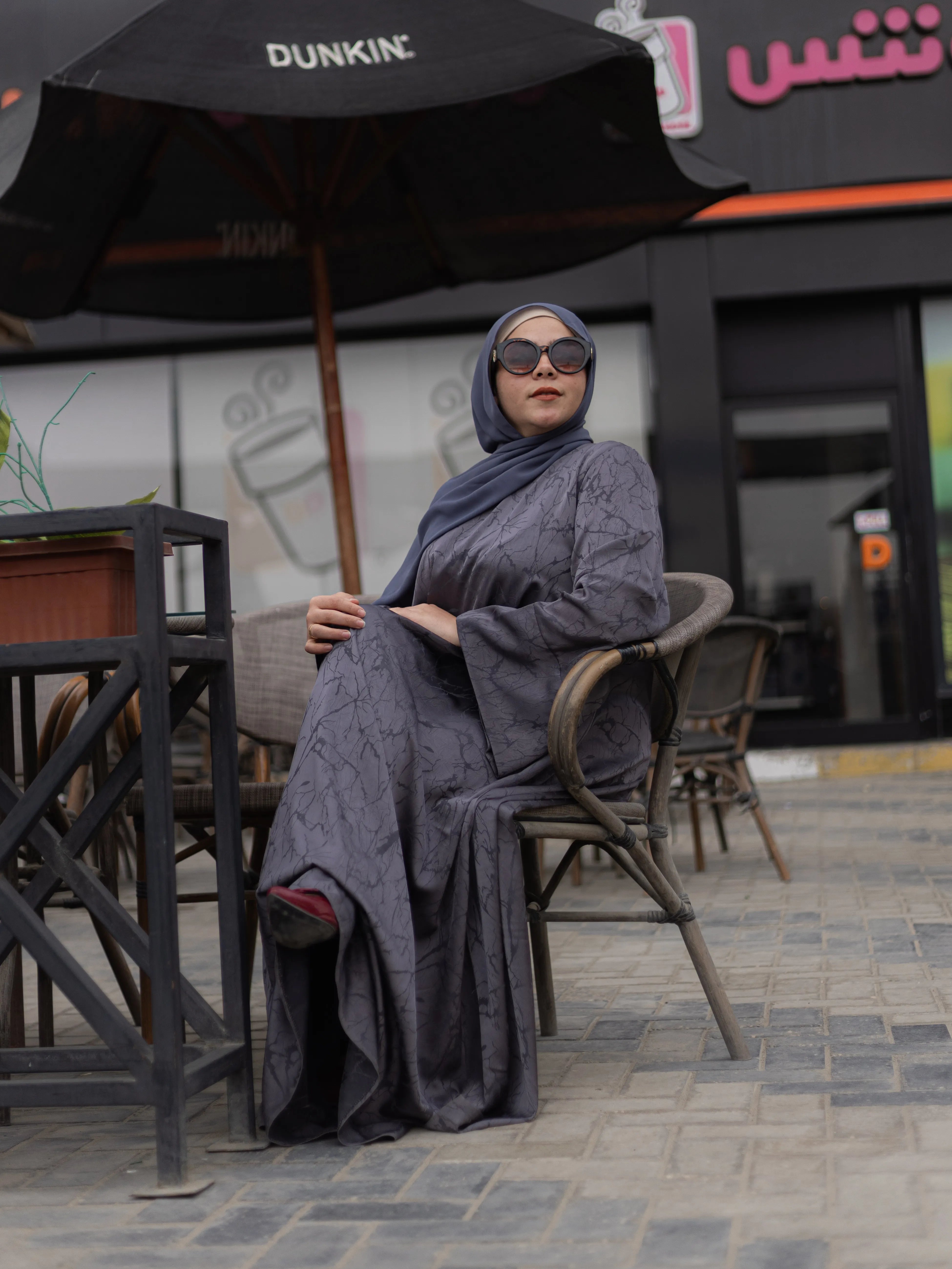 عباية خليجية فضفاضة
